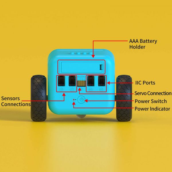 ELECFREAKS micro:bit TPBot Car Robot Coding Kit (Without micro:bit Board)