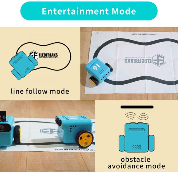 ELECFREAKS micro:bit TPBot Car Robot Coding Kit (Without micro:bit Board)