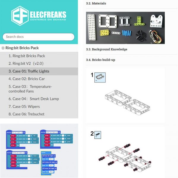 ELECFREAKS micro bit 6 IN 1 Ring:bit Kit (Without micro bit Board)