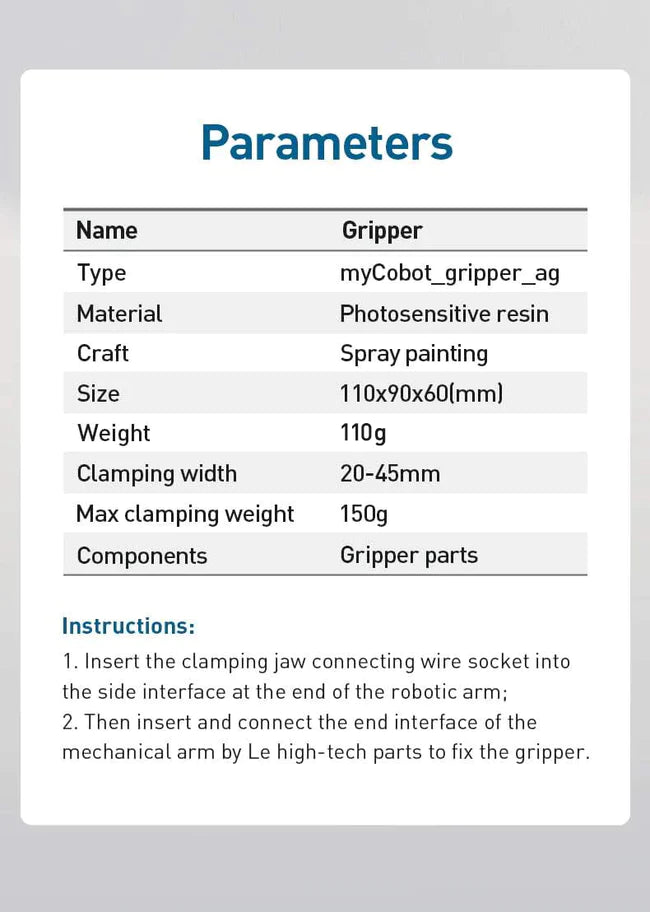 MyCobot Adaptive Gripper For MyCobot/MyPalletizer/MechArm/MyBuddy