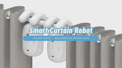 Manufacturer Smart Home Products Electric Automatic Curtain Opener Roman Rod Smart Curtain Driver Robot